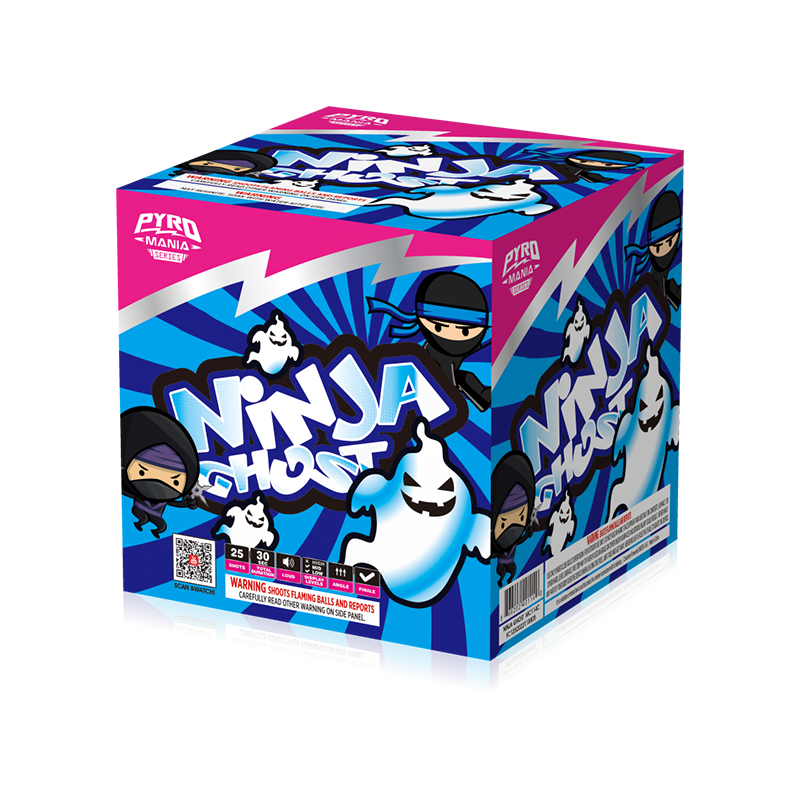 Ninja Ghost 25 Shots Kuchen -Sortiment MC114
