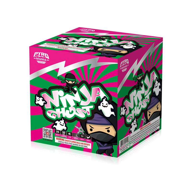 Ninja Ghost 25 Shots Kuchen -Sortiment MC114