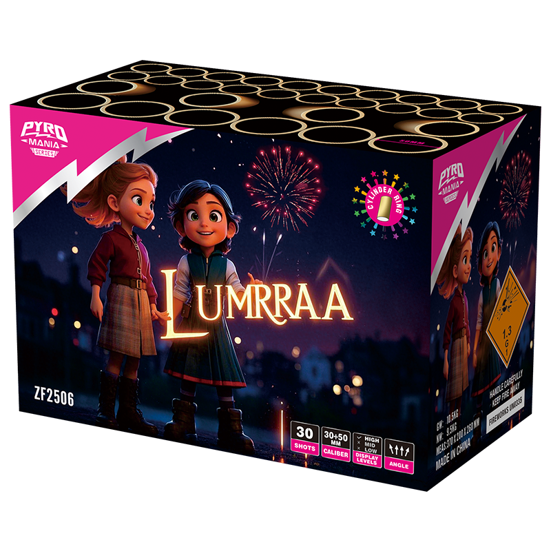 lumirra 30 schüsse mit zylinderschalenkuchen zf2506