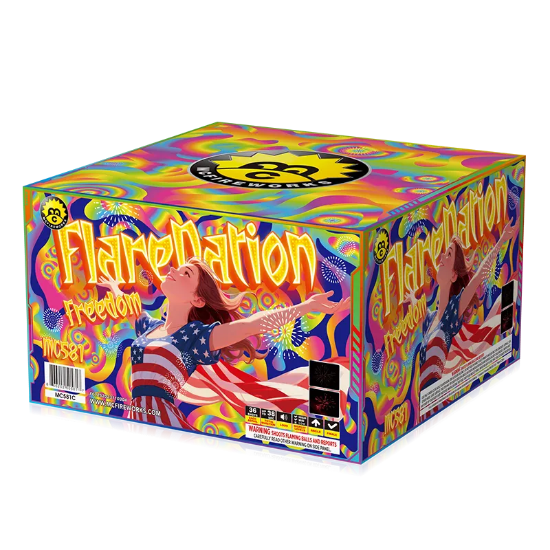 Flarenation Freedom 36 Schüsse 500 g Kuchen -Sortiment MC581C