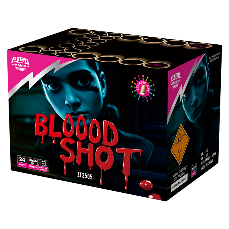 blood shot 24s shots mit zylinderschalenkuchen zf2505