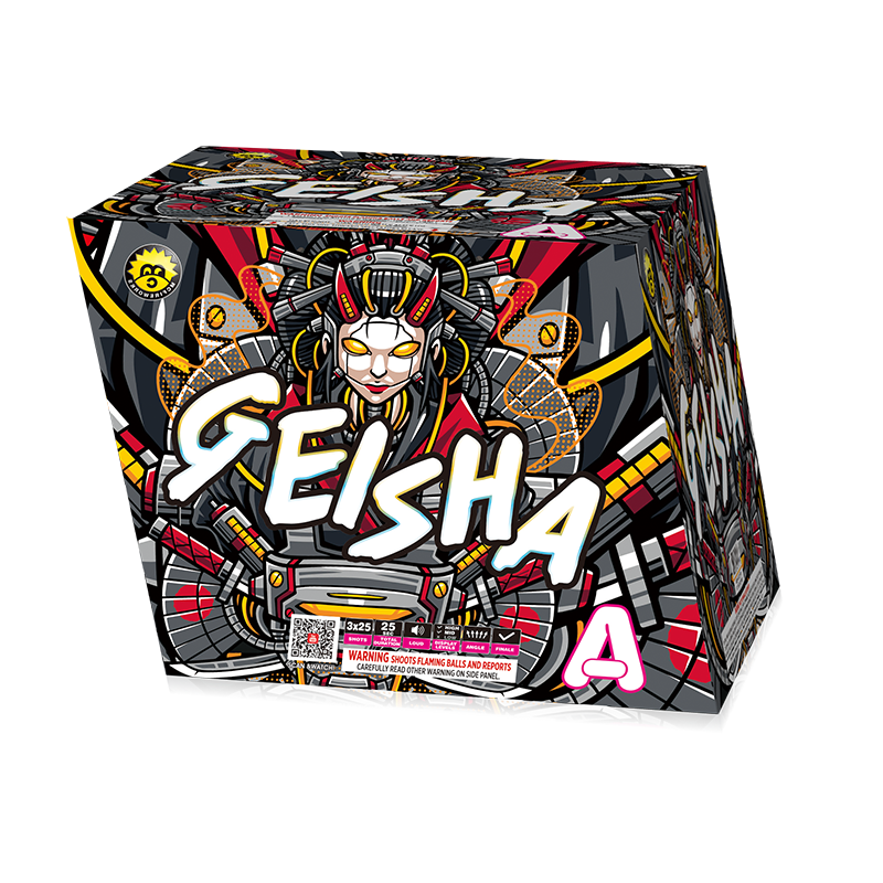 Geisha 25 Schüsse 500G Kuchen -Sortiment MC579