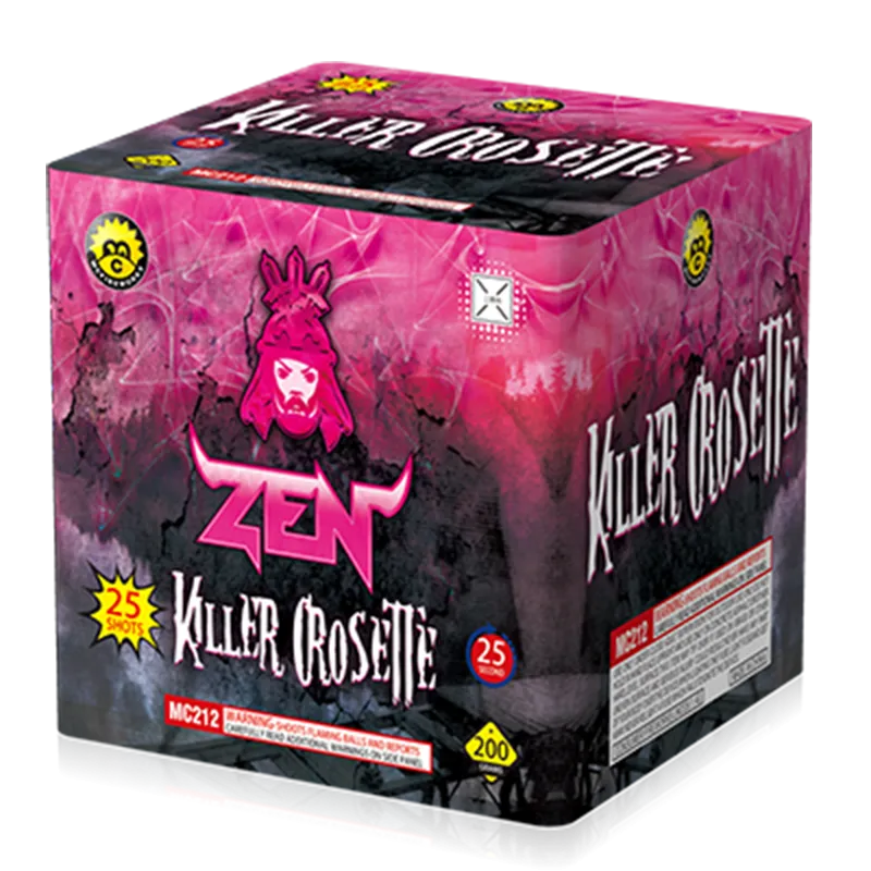 Killer Crossette 25 Schüsse 200G Kuchen MC212
