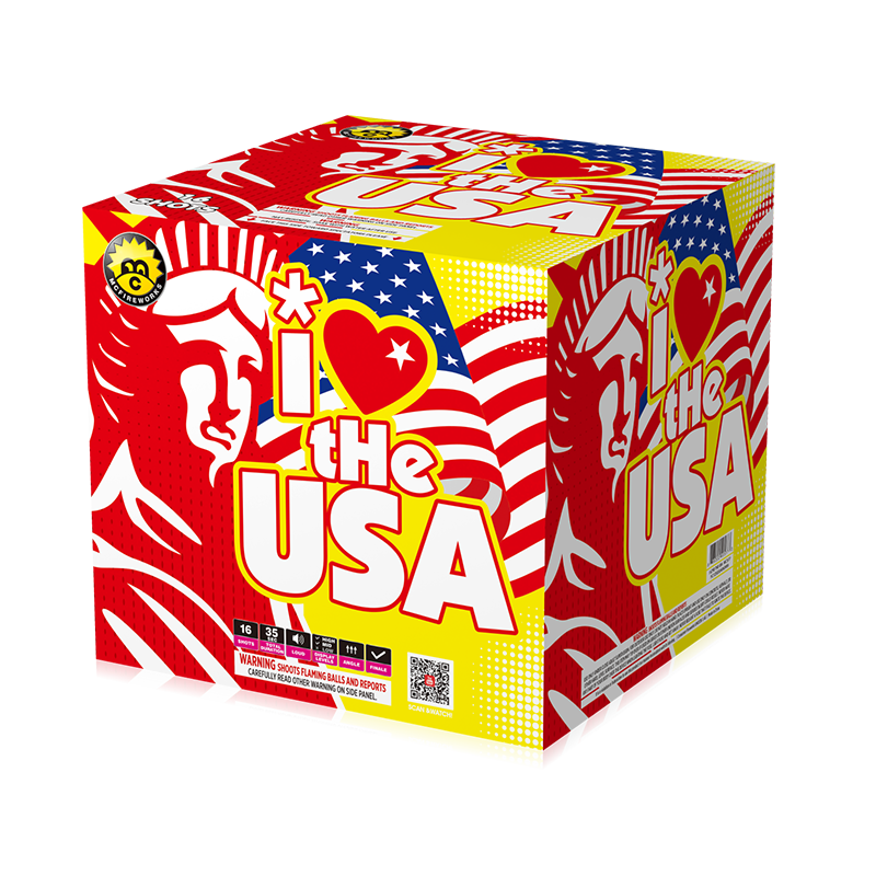 Ich liebe die USA 16 Schüsse 500 g Kuchen MC577