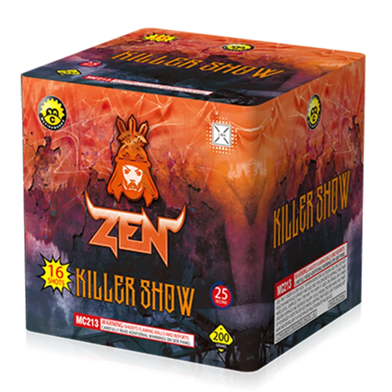 Killershow 16 Schüsse 200G Kuchen MC213