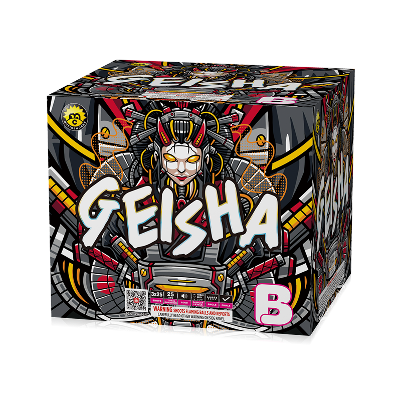 Geisha 25 Schüsse 500G Kuchen -Sortiment MC579