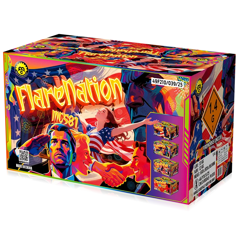 Flarenation Equality 36 Schüsse 500 g Kuchen -Sortiment MC581D