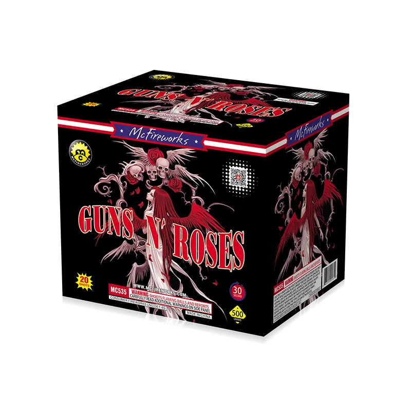 Guns n 'Rosen 20 Schüsse 500 g Kuchen MC535